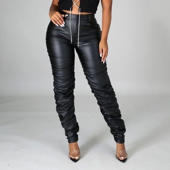 🆕 Back To The Streets Faux Leather Pants - Picture 7 of 8